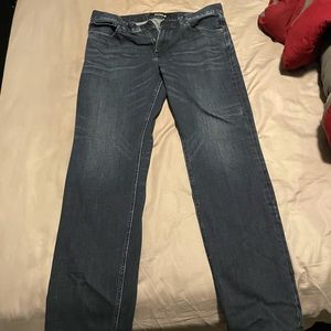 Express Slim Straight Stretch Jeans 33 x 32